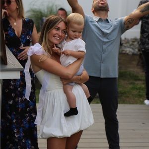 WHITE REFORMATION DRESS